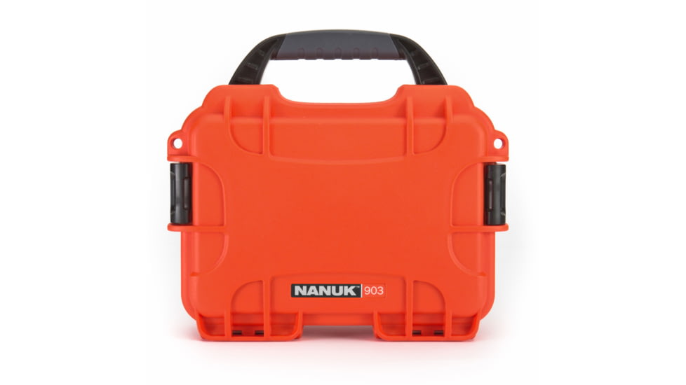 Nanuk 903 Hard Plastic Waterproof Case, Orange, 903S-000OR-0A0