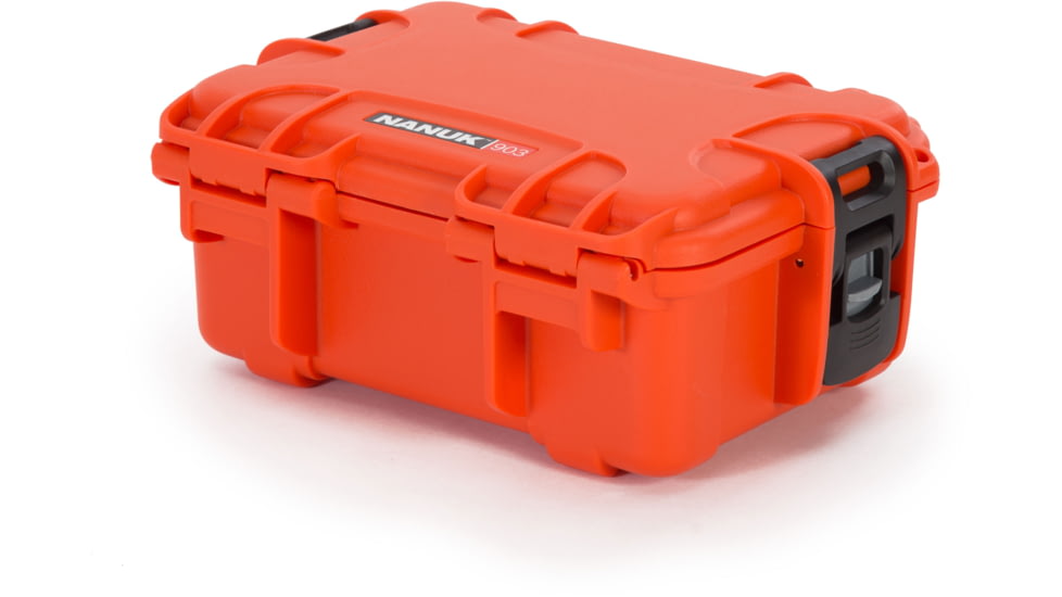 Nanuk 903 Hard Plastic Waterproof Case, Orange, 903S-010OR-0A0