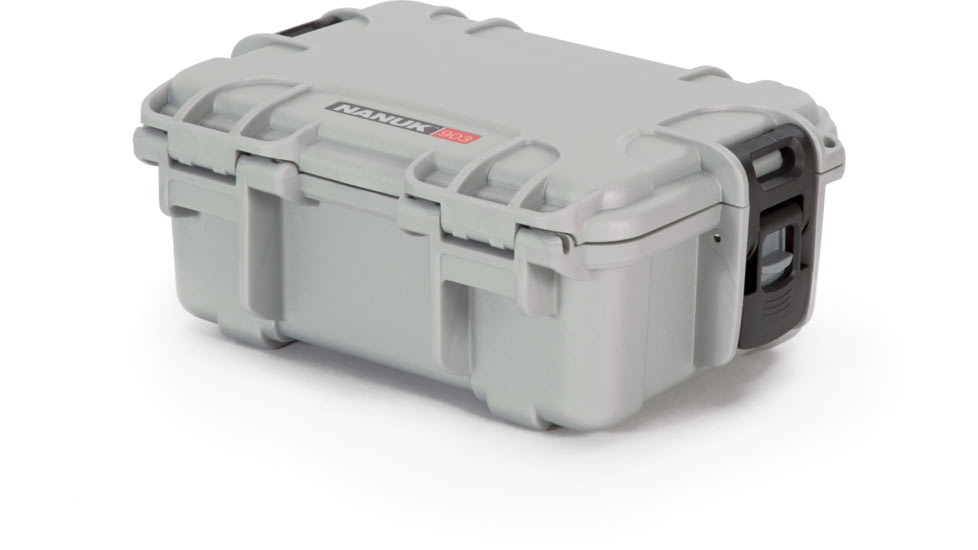 Nanuk 903 Hard Plastic Waterproof Case, Silver, 903S-000SV-0A0
