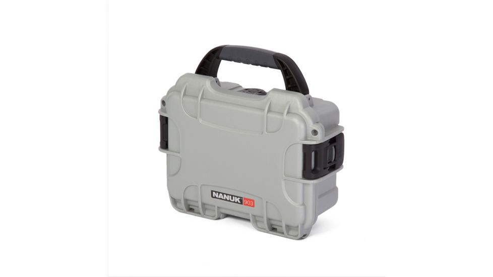 Nanuk 903 Hard Plastic Waterproof Case, Silver, 903S-010SV-0A0