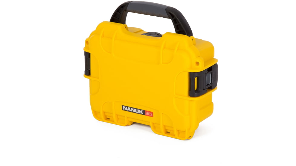 Nanuk 903 Hard Plastic Waterproof Case, Yellow, 903S-000YL-0A0