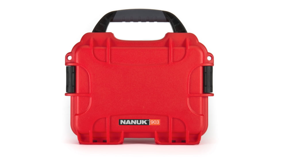 Nanuk 903 Hard Case w/ 3 part Foam Insert, Red, 903S-010RD-0A0
