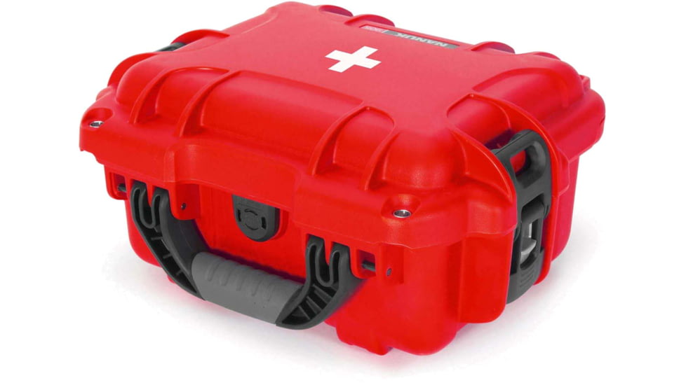 Nanuk 905 Case Empty with First Aid Logo, Red, 905S-000RD-PA0-FSA01