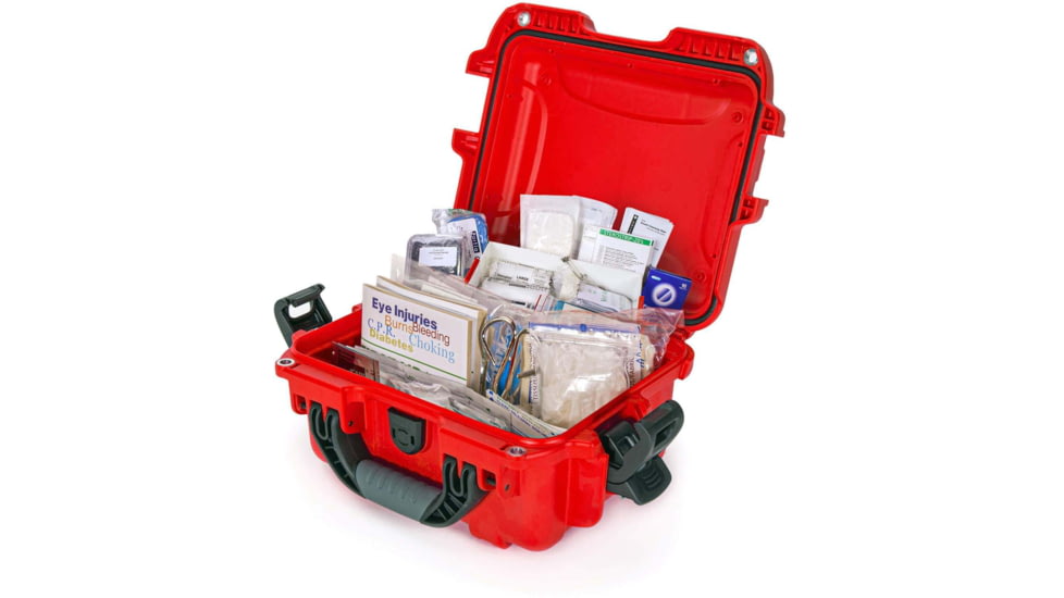 Nanuk 905 Case Empty with First Aid Logo, Red, 905S-000RD-PA0-FSA01
