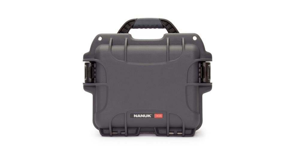 Nanuk 908 Case, Graphite, Small, 908S-000GP-0A0