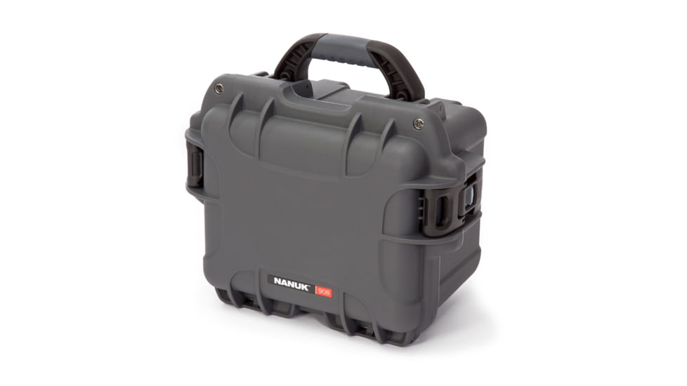 Nanuk 908 Case with Foam, Graphite, Small, 908S-010GP-0A0