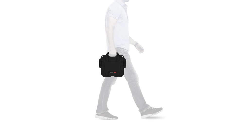 Nanuk 908 Case with Padded Divider, Black, Small, 908S-020BK-0A0