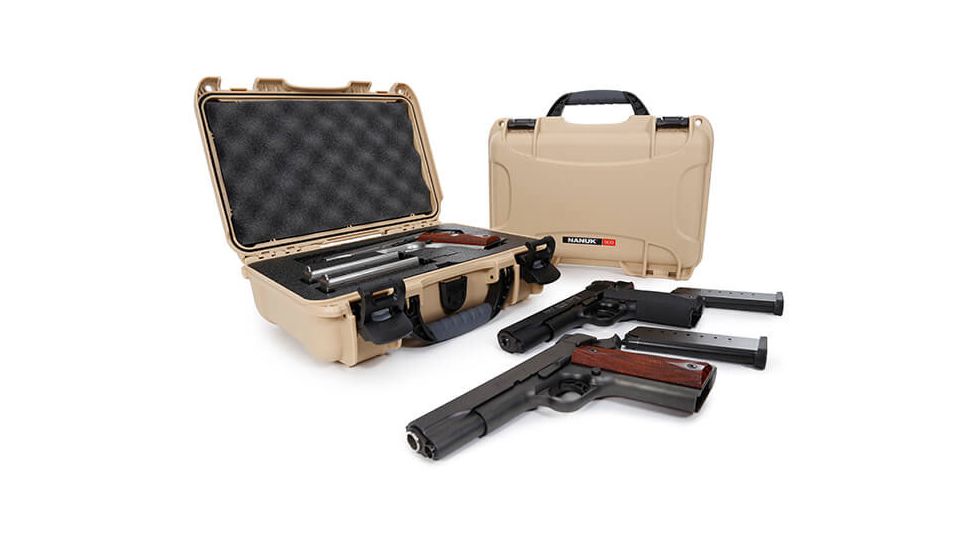 Nanuk 909 Case with Foam for Classic Gun, 12.64in, Tan, Small, 909S-080TN-0K0-17341