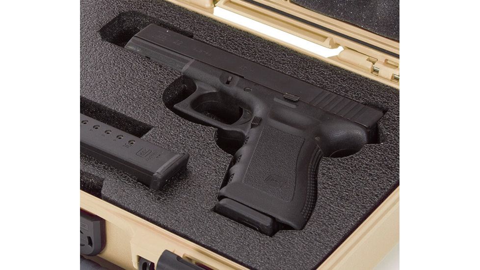 Nanuk 909 Case with Foam for Glock, 12.64in, Tan, Small, 909S-080TN-0J0-17333