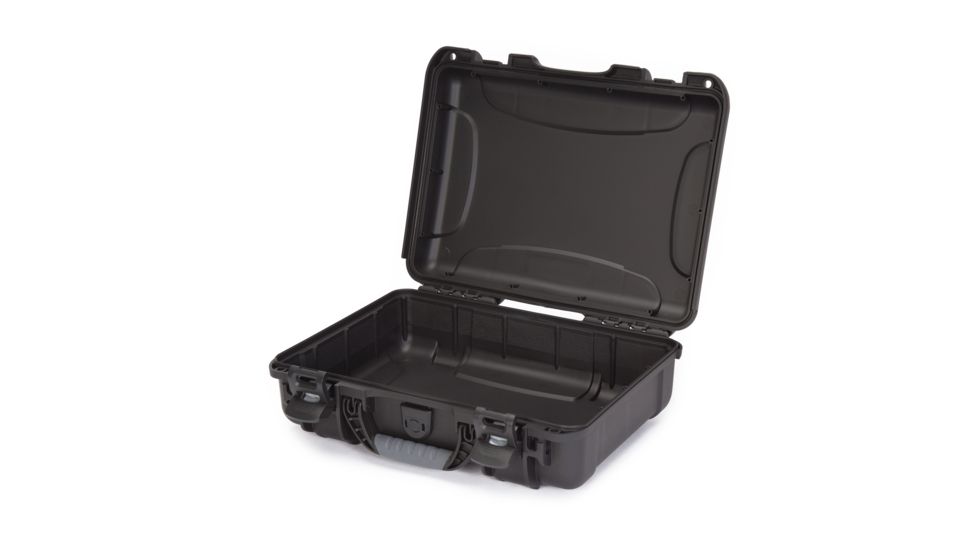 Nanuk 910 Protective Hard Case, 14.3in, Waterproof, Black, 910S-000BK-0A0