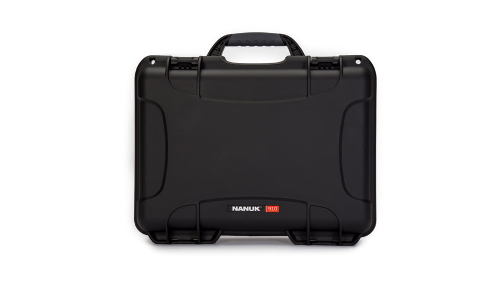 Nanuk 910 Protective Hard Case, 14.3in, Waterproof, w/ Foam, Black, 910S-010BK-0A0