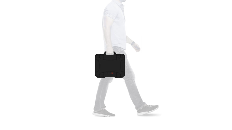 Nanuk 910 Protective Hard Case, 14.3in, Waterproof, w/ Foam, Black, 910S-010BK-0A0