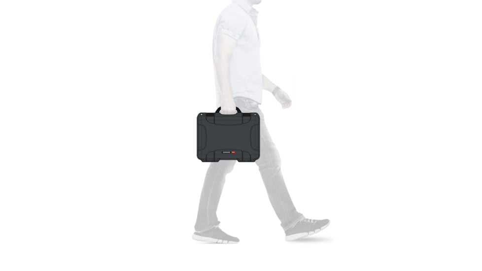 Nanuk 910 Protective Hard Case, 14.3in, Waterproof, Graphite, 910S-000GP-0A0