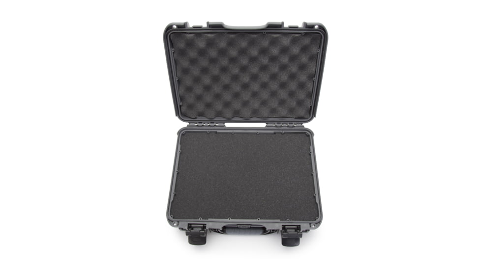Nanuk 910 Protective Hard Case, 14.3in, Waterproof, w/ Foam, Graphite, 910S-010GP-0A0