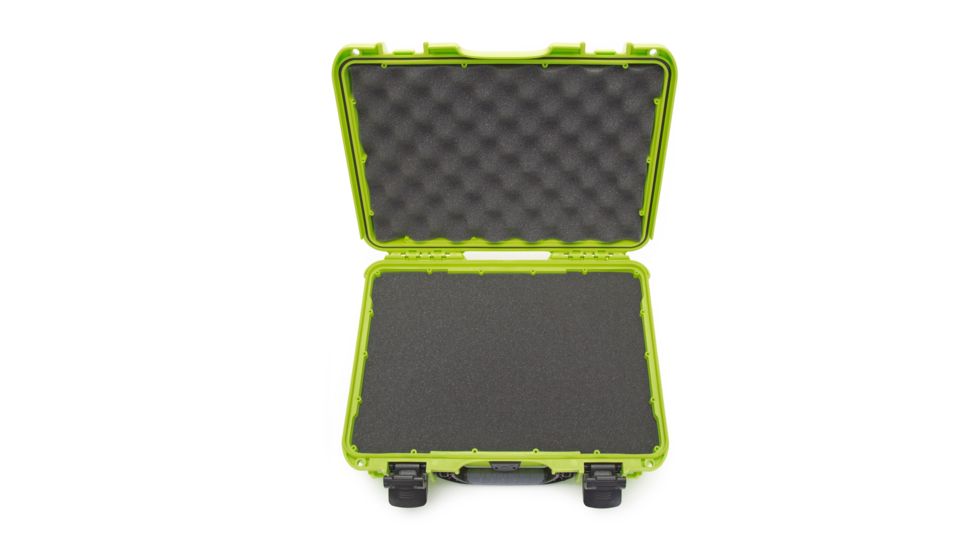 Nanuk 910 Protective Hard Case, 14.3in, Waterproof, w/ Foam, Lime, 910S-010LI-0A0