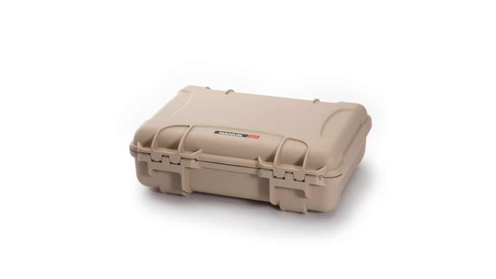 Nanuk 910 Protective Hard Case, 14.3in, Waterproof, Tan, 910S-000TN-0A0