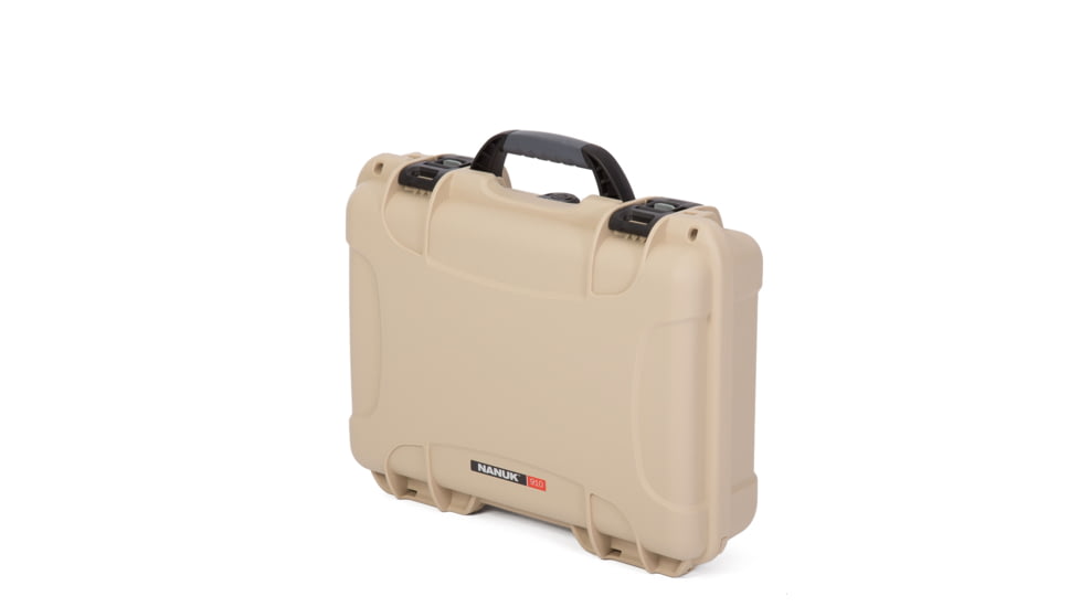 Nanuk 910 Protective Hard Case, 14.3in, Waterproof, Tan, 910S-000TN-0A0