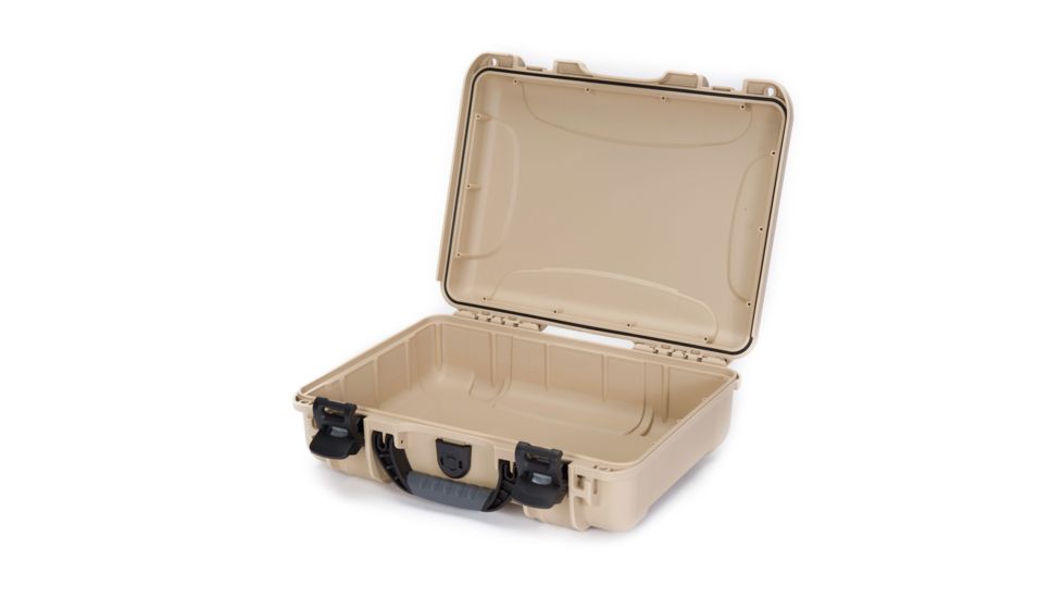 Nanuk 910 Protective Hard Case, 14.3in, Waterproof, Tan, 910S-000TN-0A0