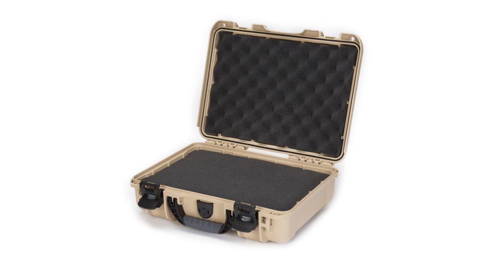 Nanuk 910 Protective Hard Case, 14.3in, Waterproof, w/ Foam, Tan, 910S-010TN-0A0