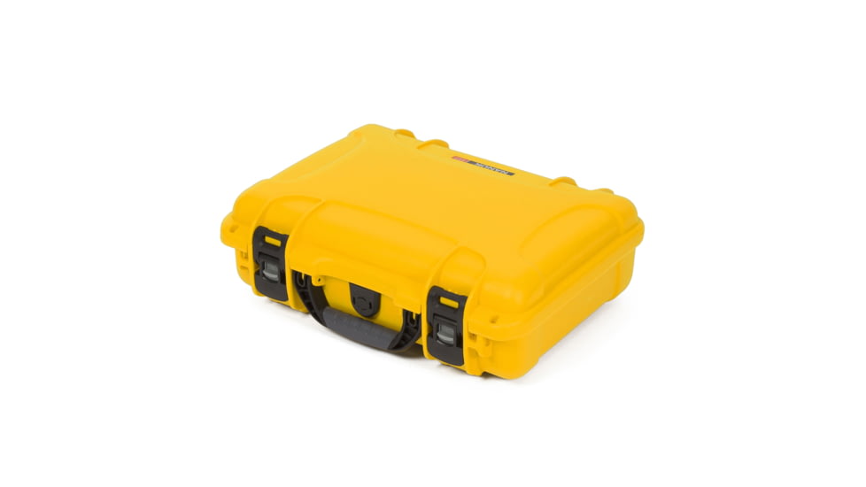 Nanuk 910 Protective Hard Case, 14.3in, Waterproof, w/ Foam, Yellow, 910S-010YL-0A0