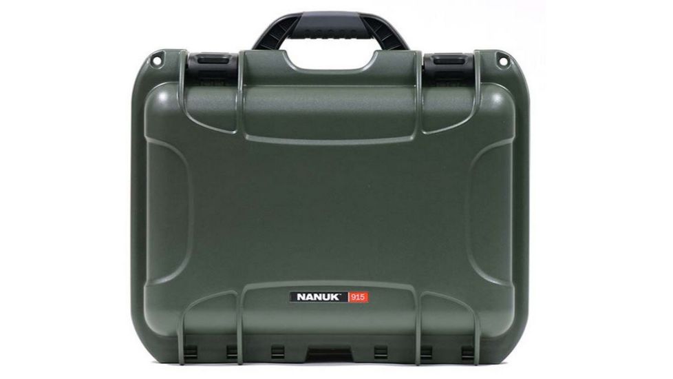 Nanuk 915 Waterproof/Crushproof Case - Lock - Olive 915-3106