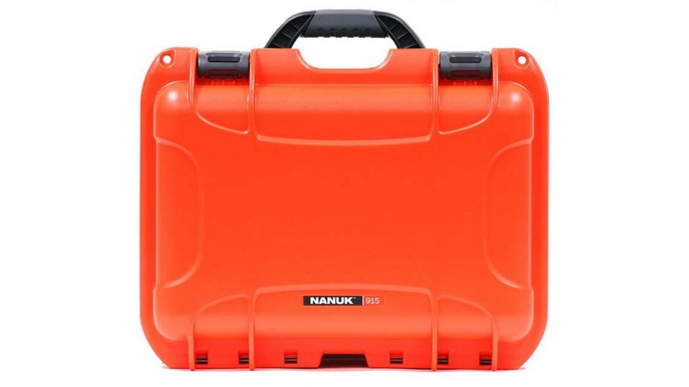 Nanuk 915 Waterproof/Crushproof Case - Lock - Orange 915-3103