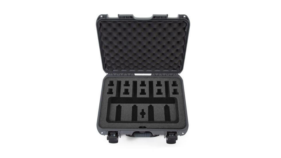 Nanuk 925 4UP Hard Pistol Case w/ Foam Insert for 4UP Pistols, 18.7in, Graphite, 925S-080GP-0A0-16723