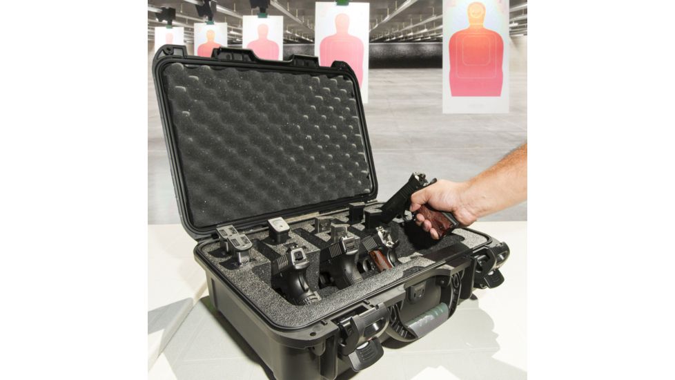 Nanuk 925 4UP Hard Pistol Case w/ Foam Insert for 4UP Pistols, 18.7in, Olive, 925S-080OL-0A0-16723