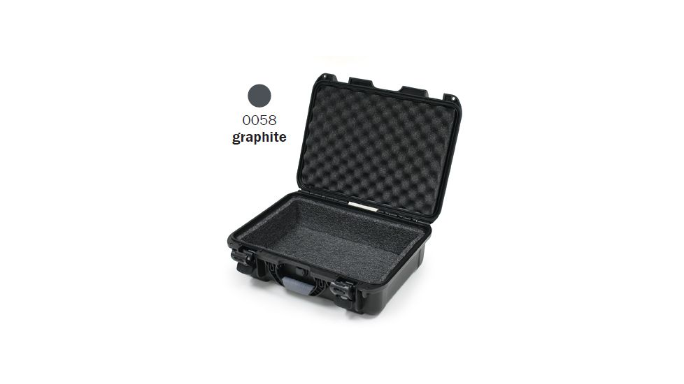 Nanuk 925 Case, Open, Graphite w/ Foam Liner