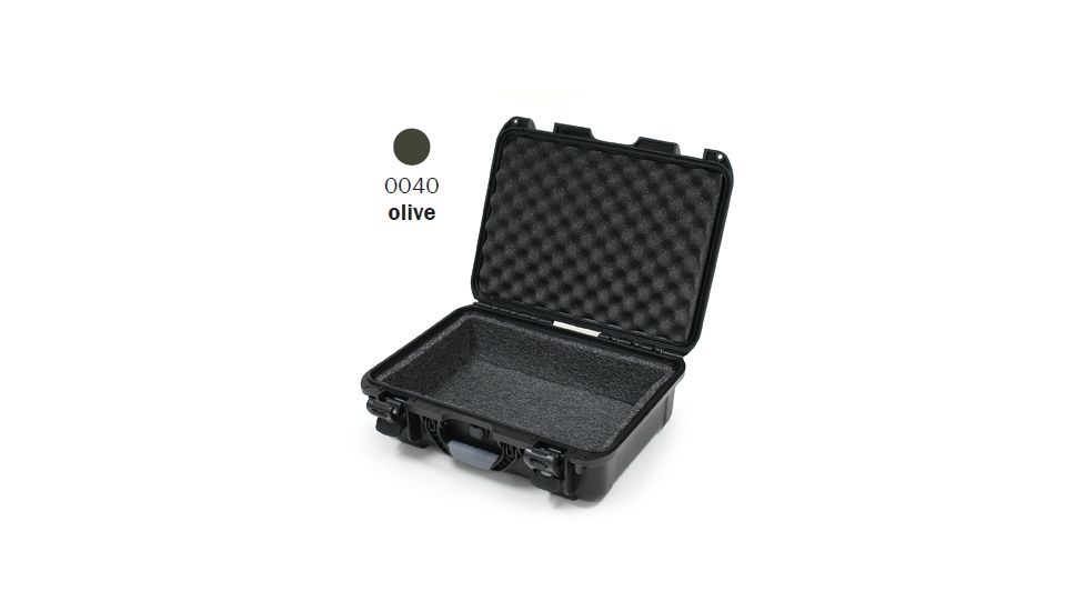 Nanuk 925 Case, Open, Olive w/ Foam Liner