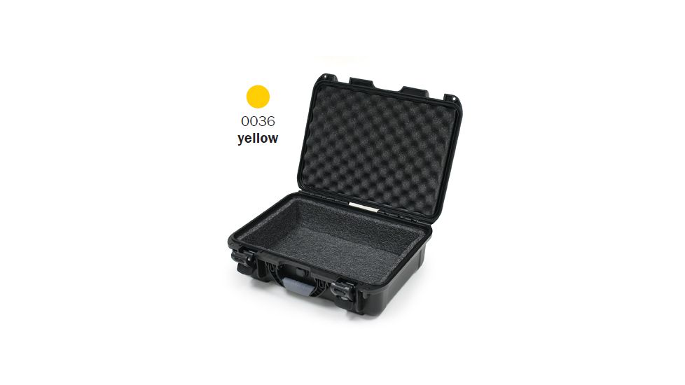 Nanuk 930 Case, Open, Yellow w/ Foam Liner