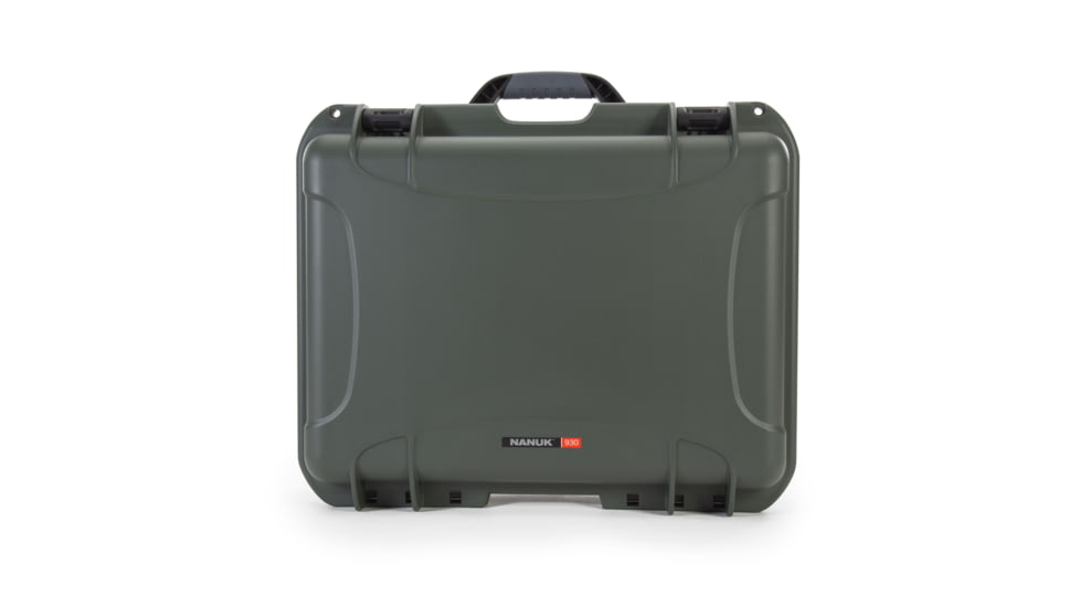 Nanuk 930 Water/Crush Proof Case w/Padded Divider - Olive, 930S-020OL-0A0
