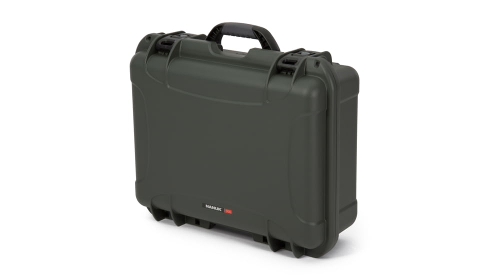 Nanuk 930 Water/Crush Proof Case w/Padded Divider - Olive, 930S-020OL-0A0