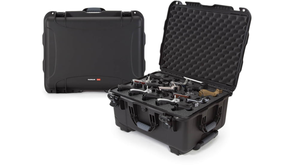 Nanuk 950 Case with Foam Insert for 15UP Pistols, Black, 950S-080BK-0A0-17085