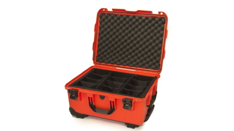 Nanuk 950 Nanuk Case w/ Padded Divider, Orange, 950S-020OR-0A0