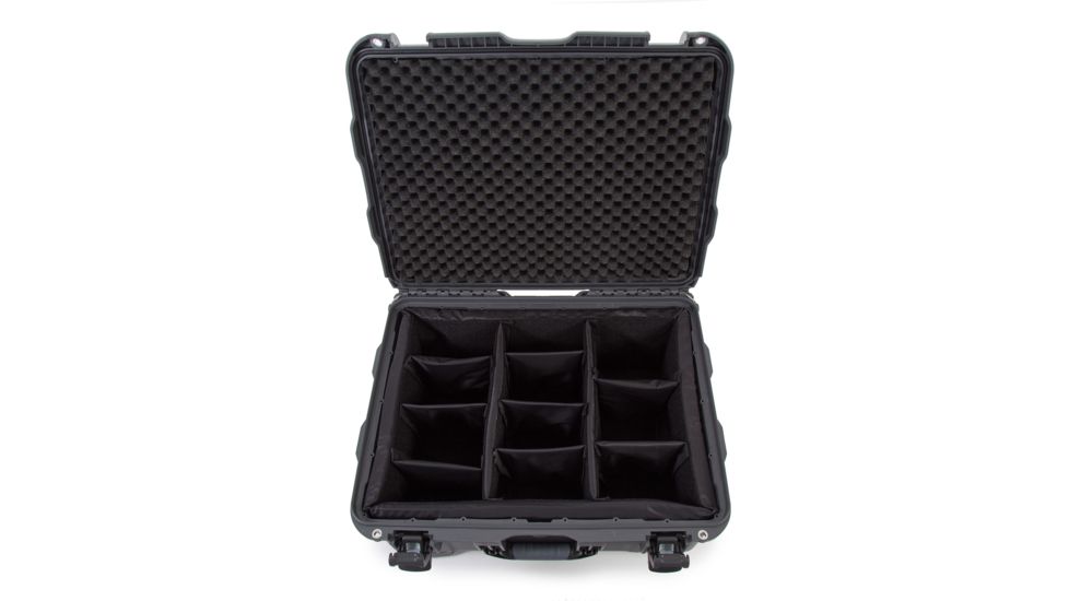 Nanuk 950 Nanuk Case w/ Padded Divider, Graphite, 950S-020GP-0A0