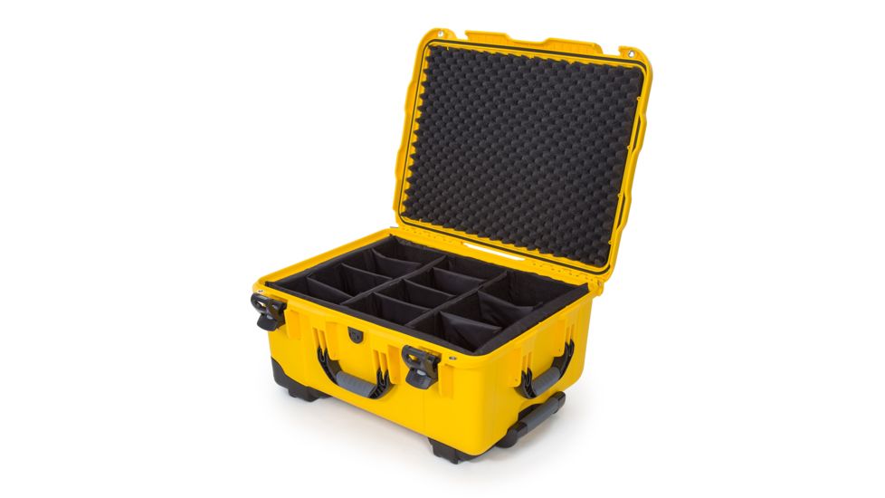 Nanuk 950 Nanuk Case w/ Padded Divider, Yellow, 950S-020YL-0A0