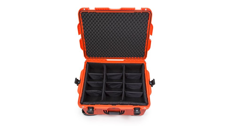 Nanuk 960 Hard Case w/ Padded Divider, Orange, 960S-020OR-0A0