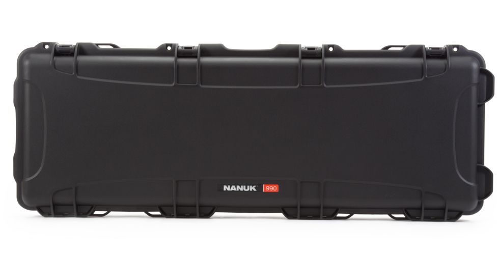 Nanuk 990 XL Rifle Protective Case, 47.1in, w/ 3-Part Foam Insert, Black, 990S-011BK-0A0