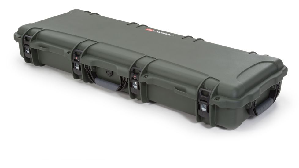 Nanuk 990 XL Rifle Protective Case, 47.1in, w/ 3-Part Foam Insert, Olive, 990S-011OL-0A0