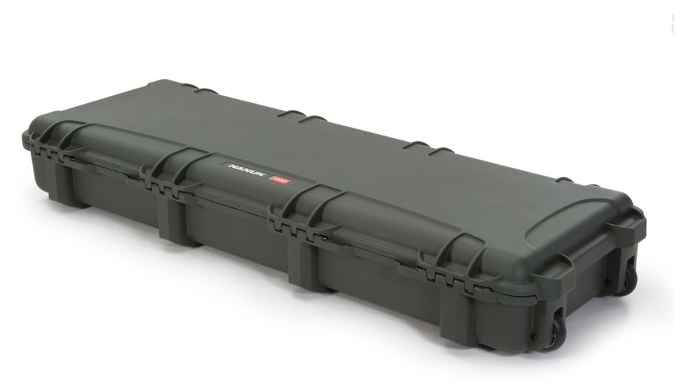 Nanuk 990 XL Rifle Protective Case, 47.1in, w/ 3-Part Foam Insert, Olive, 990S-011OL-0A0