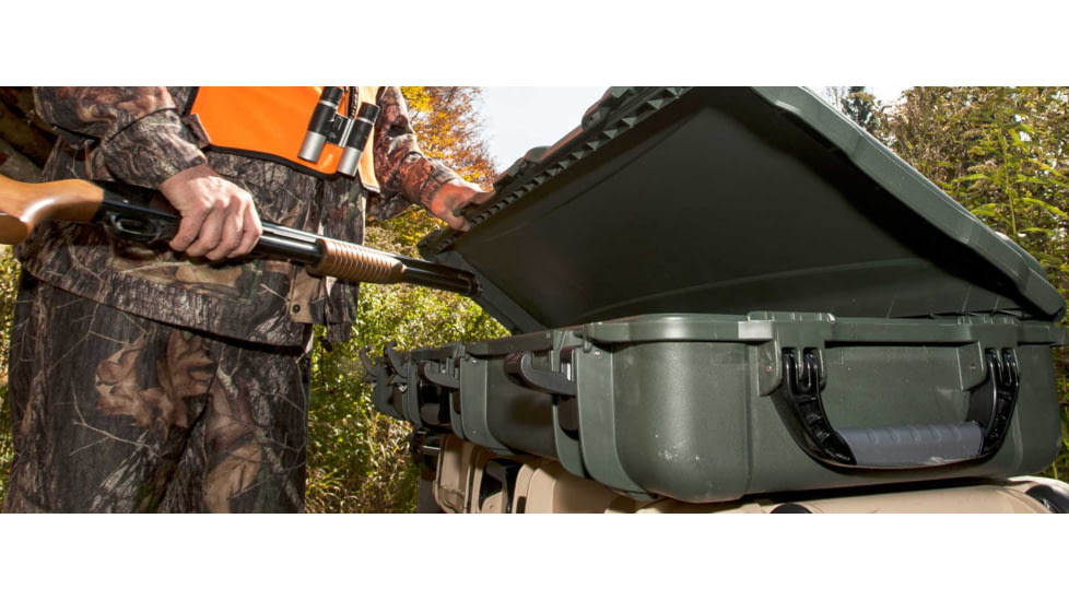 Nanuk 990 XL Rifle Protective Case, 47.1in, w/ 3-Part Foam Insert, Olive, 990S-011OL-0A0
