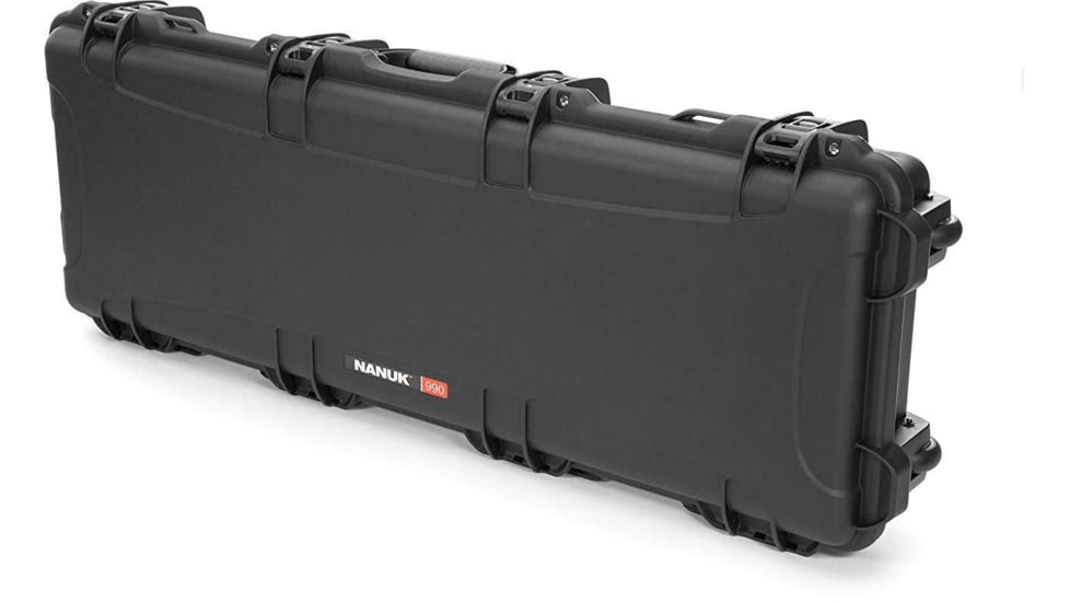 Nanuk 990 XL Rifle Protective Case, 47.1in, w/ No Foam, Black, 990S-001BK-0A0
