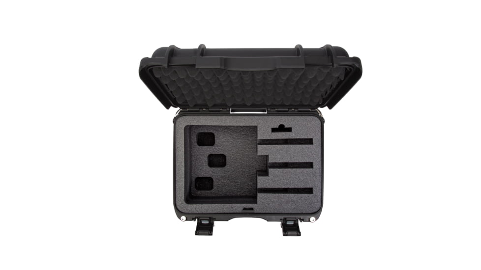 Nanuk Case 918 w/foam insert for revolver, Black, Medium, 918S-080BK-0A0-19326