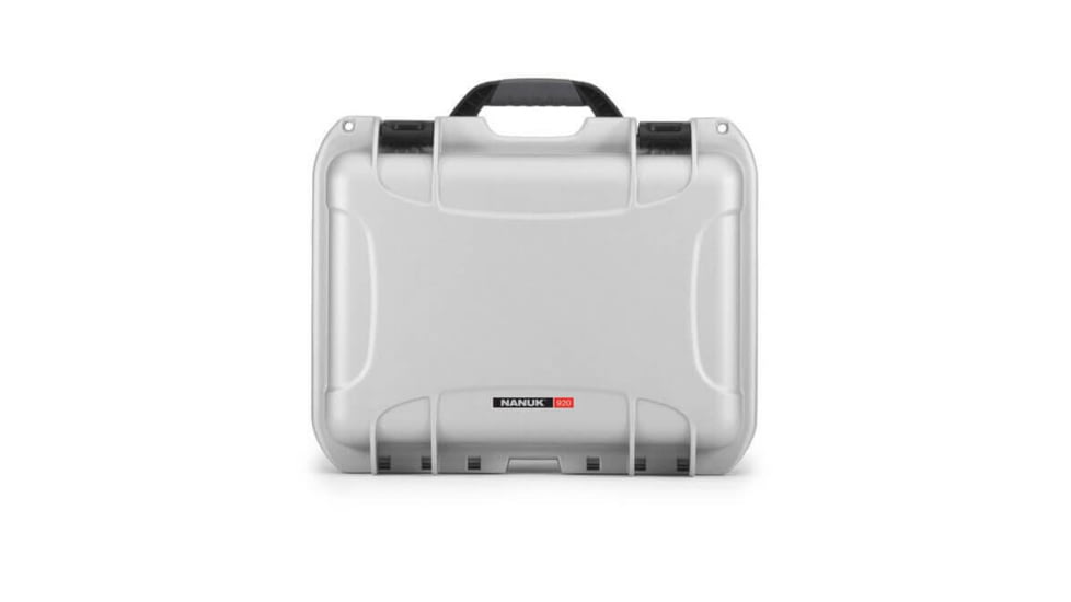 Nanuk Case 920 w/lid org./divider, Silver, Medium, 920S-060SV-0A0