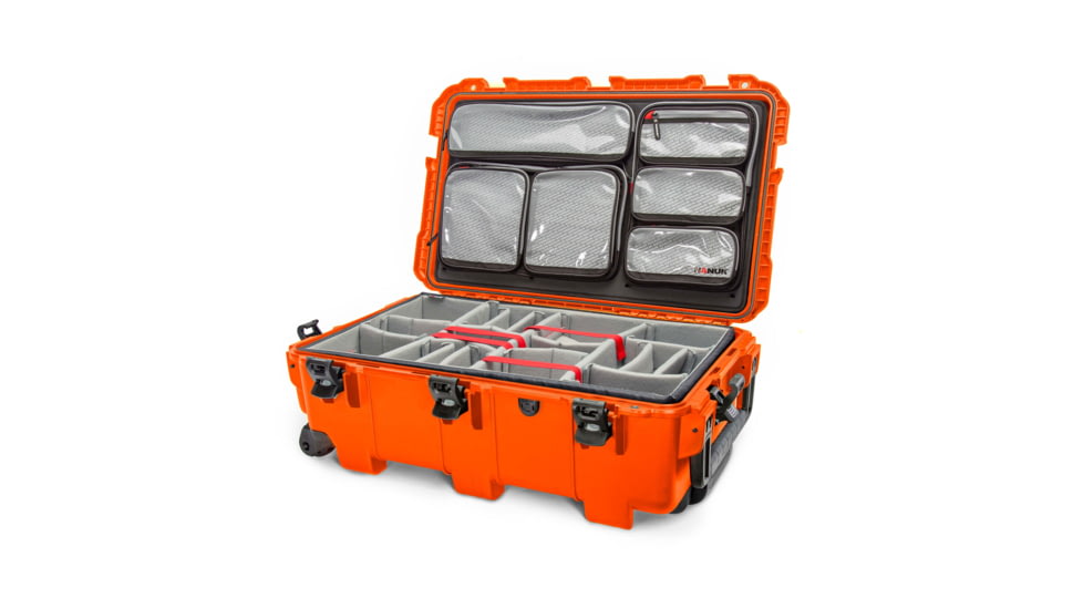 Nanuk Case 962 w/Lid Org, Orange, Large, 962S-060OR-0A0