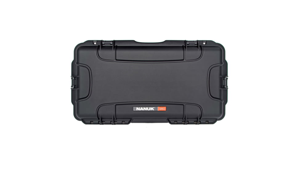 Nanuk Case 980 w/Lid Organizer, w/Divider, Black, Medium, 980S-060BK-0A0