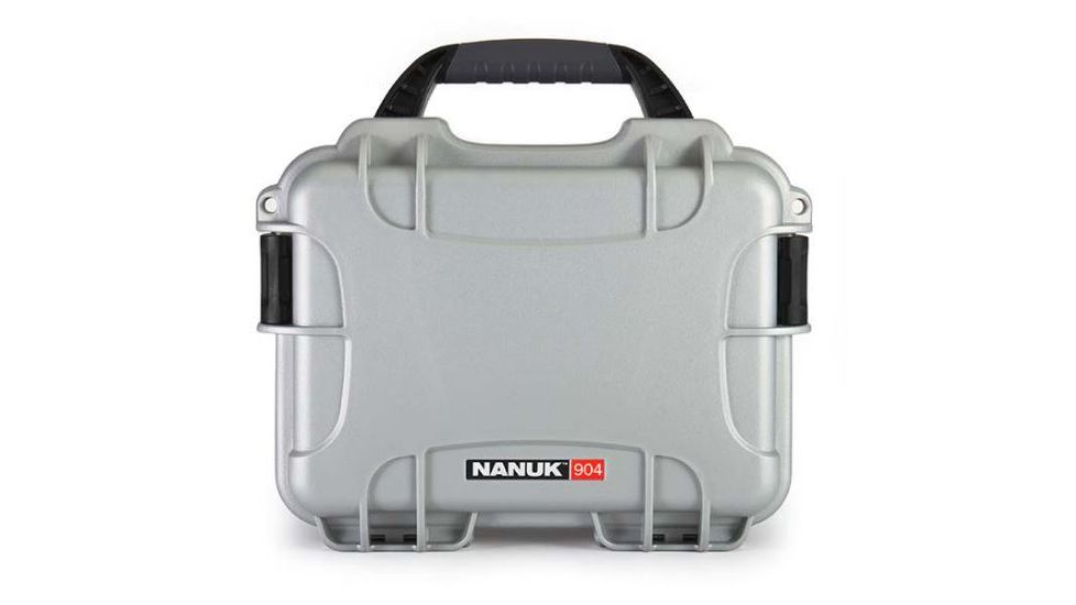 Nanuk Case with Foam Insert for GoPro, Silver, Small 904 GOP5