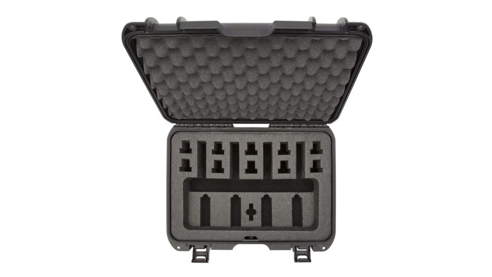 Nanuk Customized Foam Insert for 925 Nanuk Hard Case for 4UP Pistols, Black, 1-925-16723