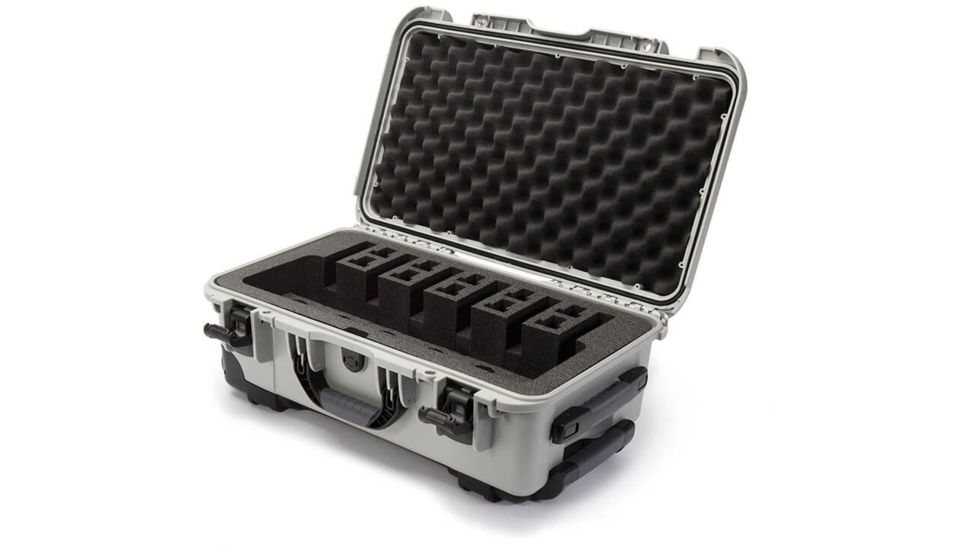 Nanuk Customized foam insert for 935 Case for 6UP Pistols, Black, 1-935-16708